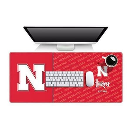Youthefan 35.4 x 15.7 in. Nebraska Cornhuskers Logo Series Desk Pad, Multi Color 1900485